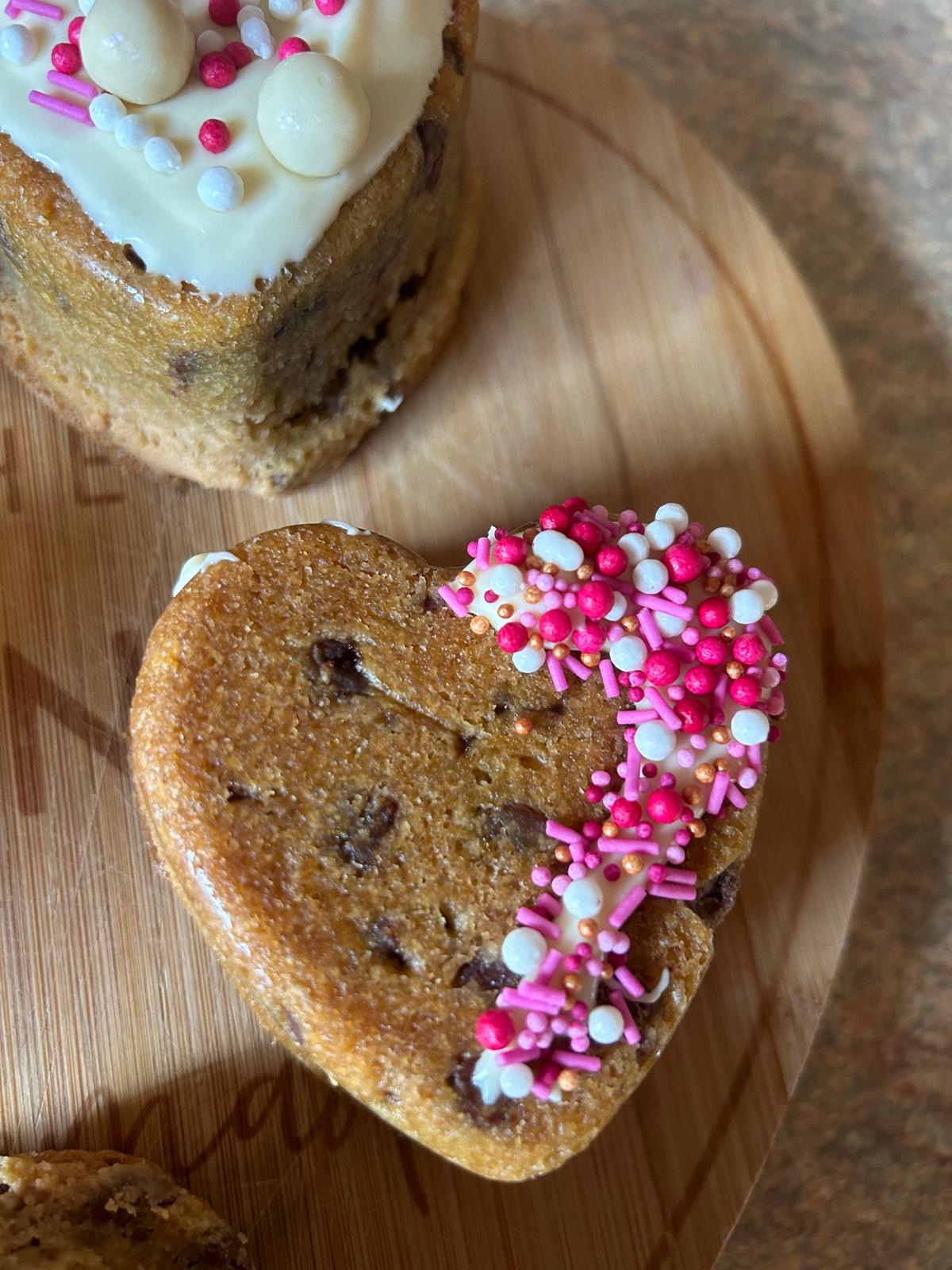 Love Heart Cookie Pies