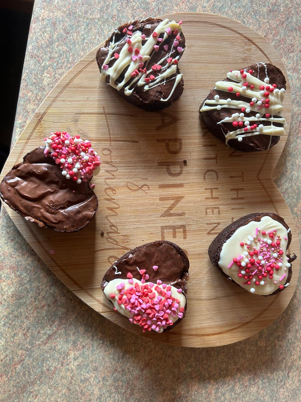 Love Heart Brownies