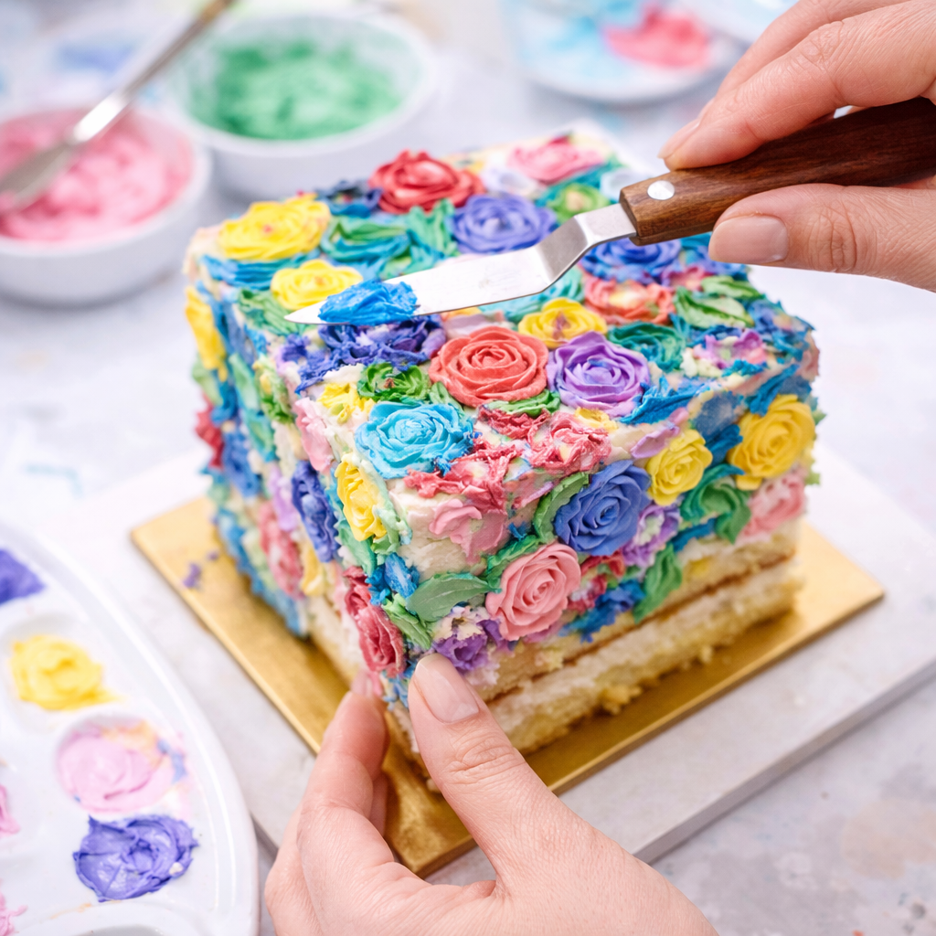 The Buttercream Canvas – Adults Cake Workshop (15th May, 7pm)