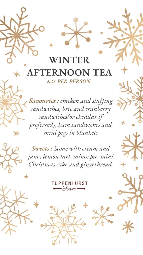 Winter Afternoon Tea – Tuppenhurst Farm